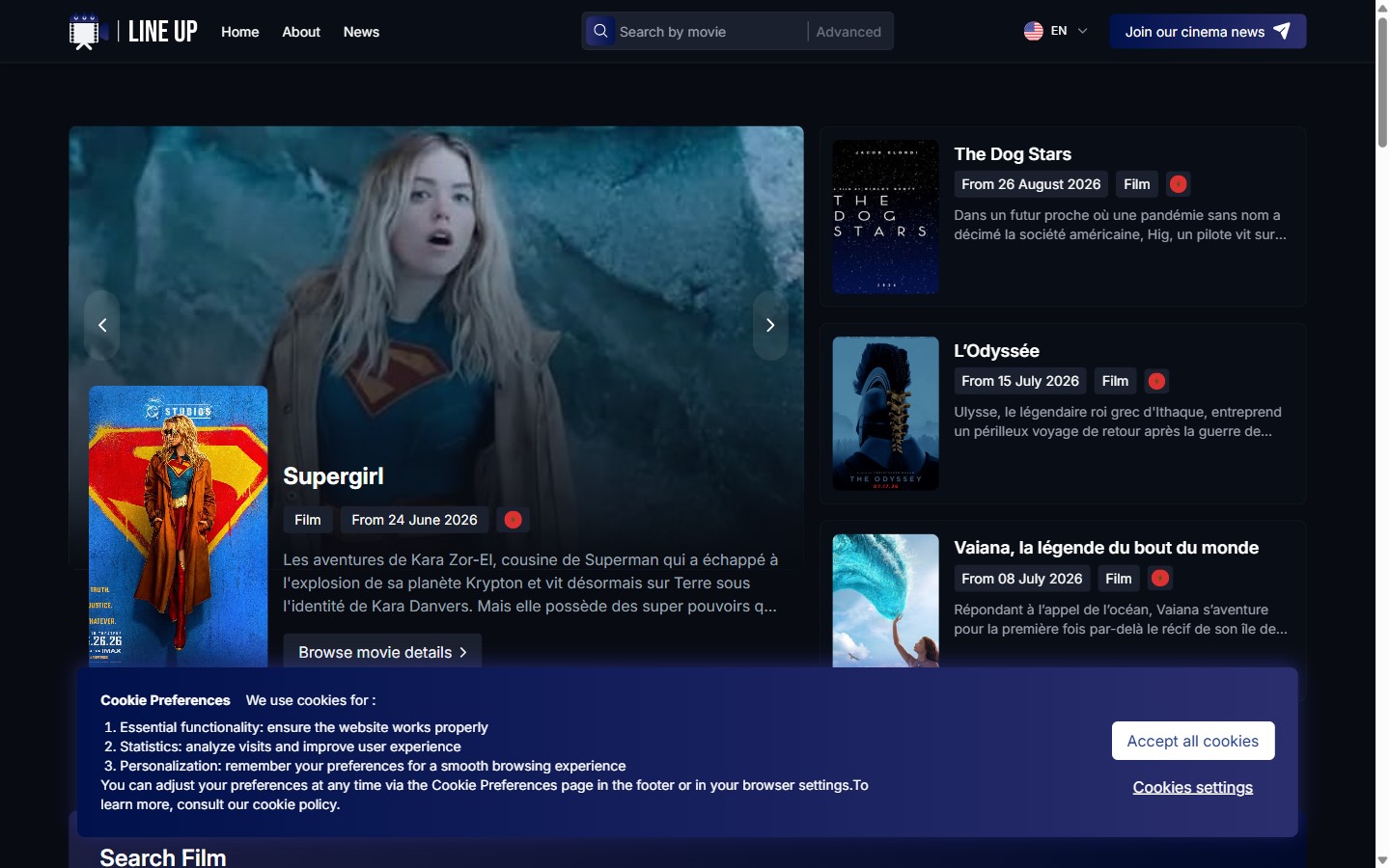 Line Up — screenshot